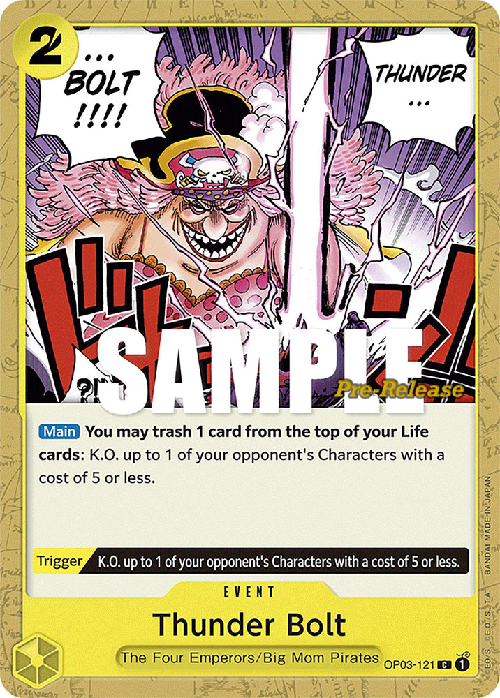Thunder Bolt [Pillars of Strength Pre-Release Cards] (ONLINE ORDER ONLY)