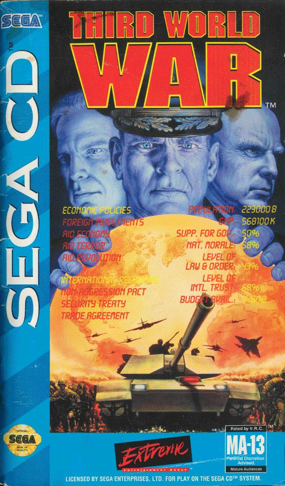 Third World War (Sega CD) (ONLINE ORDER ONLY)