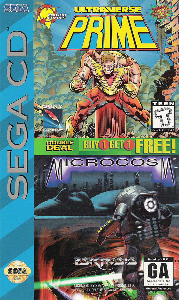 Ultraverse Prime/Microcosm (Sega CD) (ONLINE ORDER ONLY)