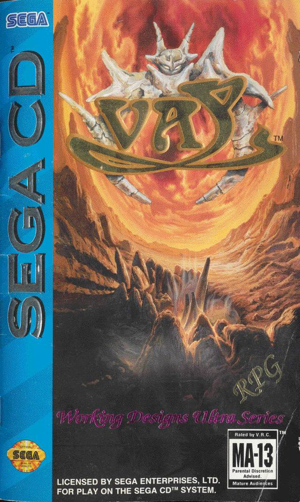 Vay (Sega CD) (ONLINE ORDER ONLY)