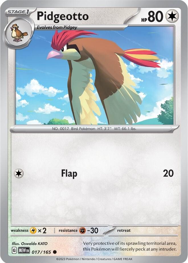 Pidgeotto (017/165) [Scarlet & Violet: 151] (Online Only)