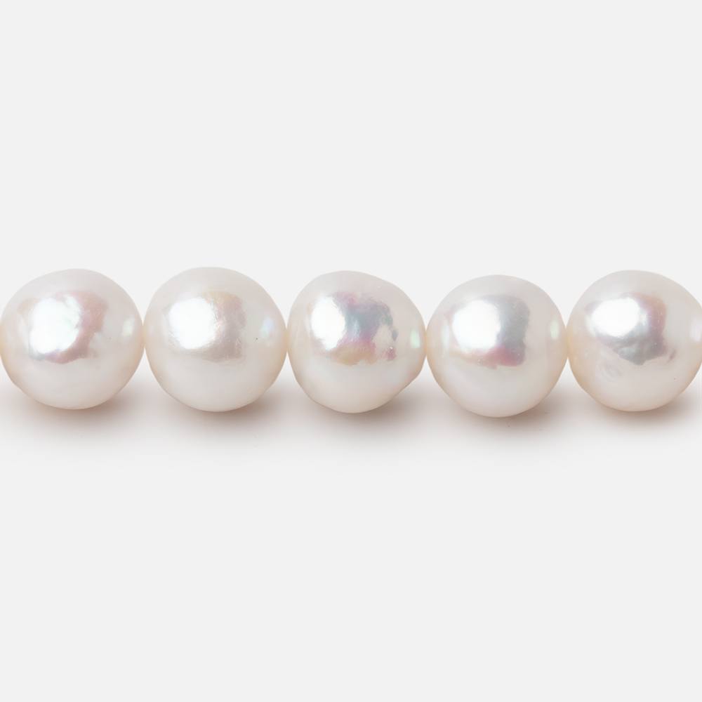 7.5-8.5mm Off White Chinese Akoya Saltwater Pearls 15.5 inch 52 pieces A (ONLINE ORDER ONLY)