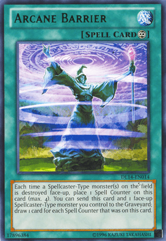 Arcane Barrier (Green) [DL14-EN014] Rare (ONLINE ORDER ONLY)