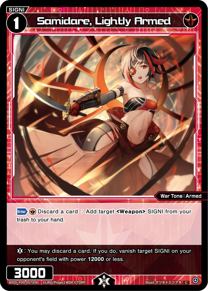 Samidare, Lightly Armed (WXDi-P09-057[EN]) [Conflated Diva]