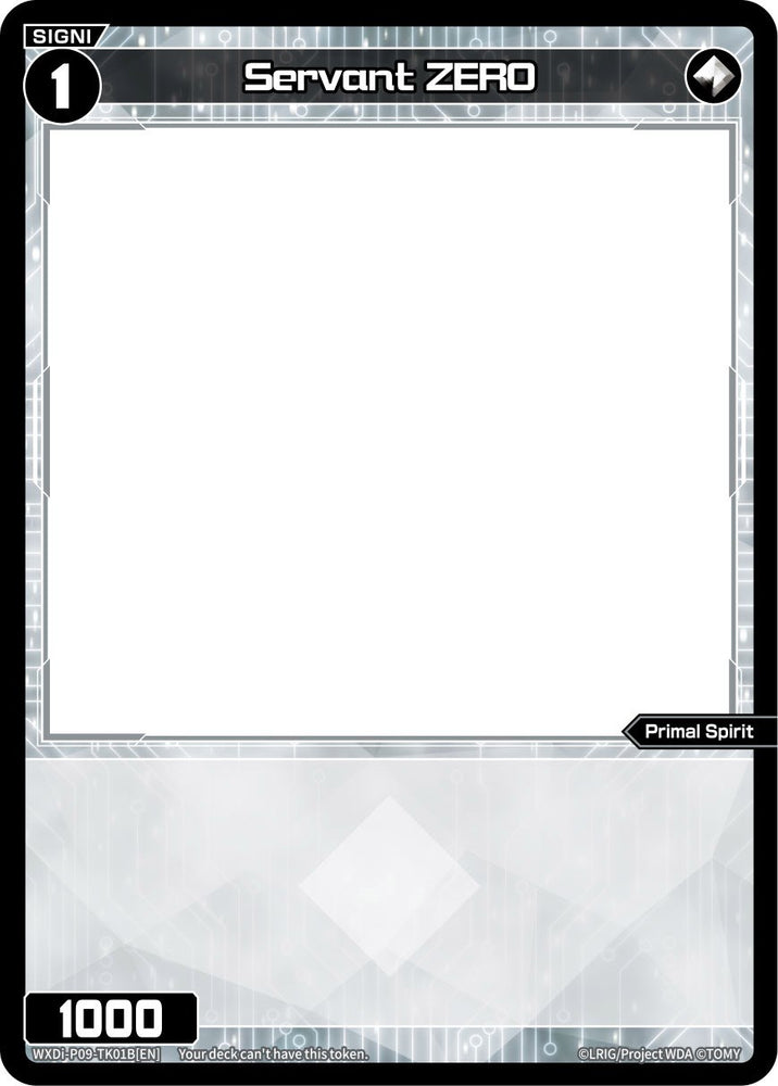 Servant ZERO (WXDi-P09-TK01B[EN]) [Conflated Diva]