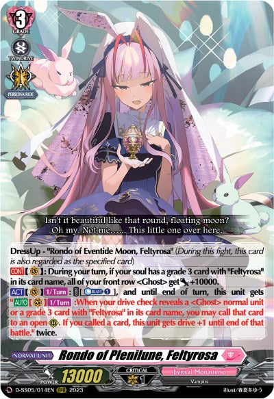 Rondo of Plenilune, Feltyrosa (D-SS05/014EN) [Festival Booster 2023]