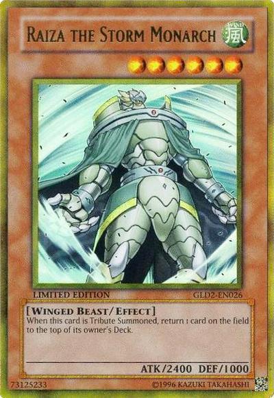 Raiza the Storm Monarch [GLD2-EN026] Ultra Rare (ONLINE ORDER ONLY)