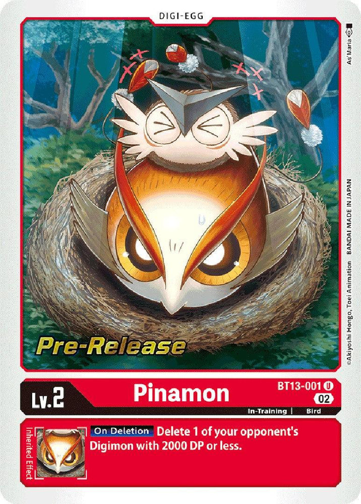 Pinamon [BT13-001] [Versus Royal Knights Booster Pre-Release Cards] (ONLINE ORDER ONLY)