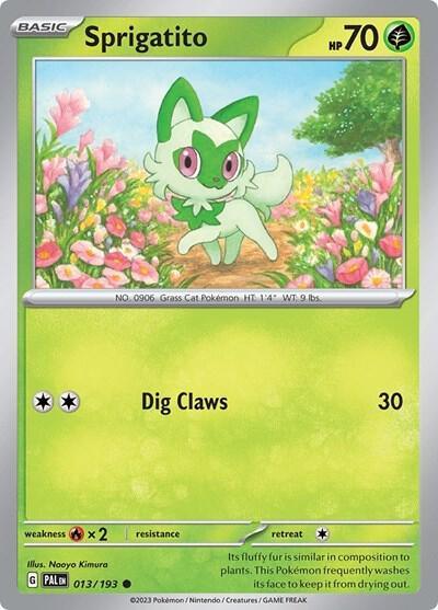 Sprigatito (013/193) (Theme Deck Exclusive) [Scarlet & Violet: Paldea Evolved] (Online Only)