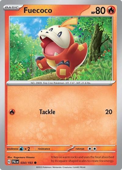 Fuecoco (034/193) (Theme Deck Exclusive) [Scarlet & Violet: Paldea Evolved] (Online Only)