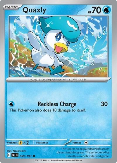 Quaxly (050/193) (Theme Deck Exclusive) [Scarlet & Violet: Paldea Evolved] (Online Only)
