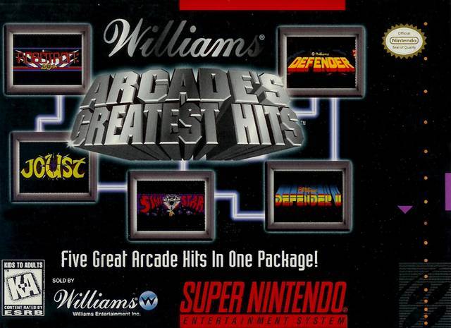 Williams Arcade's Greatest Hits (Super Nintendo) (Online Order Only)