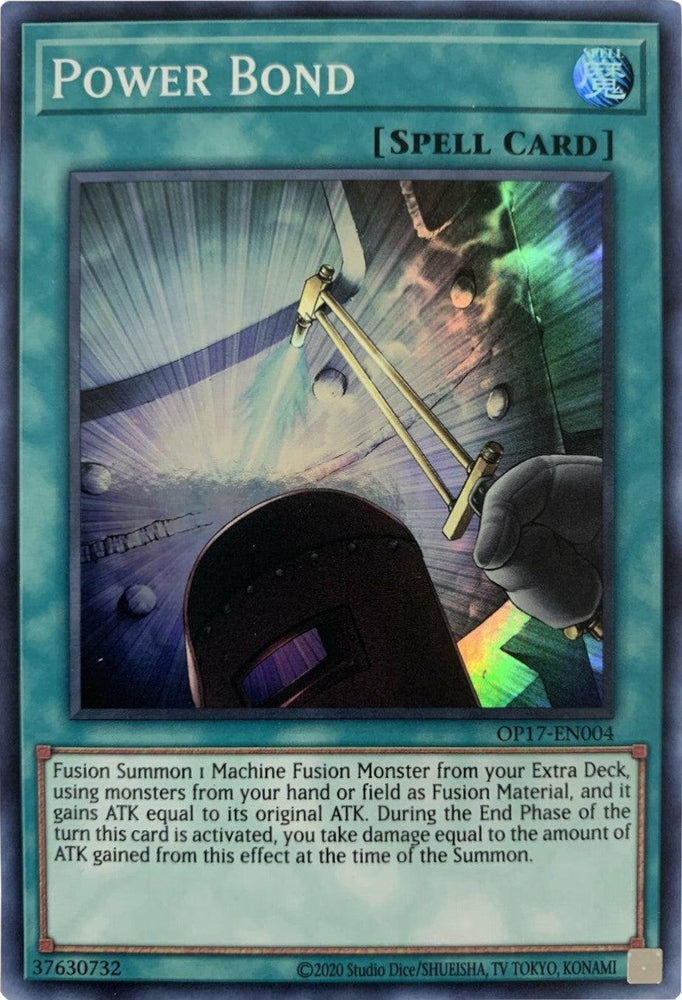 Power Bond [OP17-EN004] Super Rare (ONLINE ORDER ONLY)