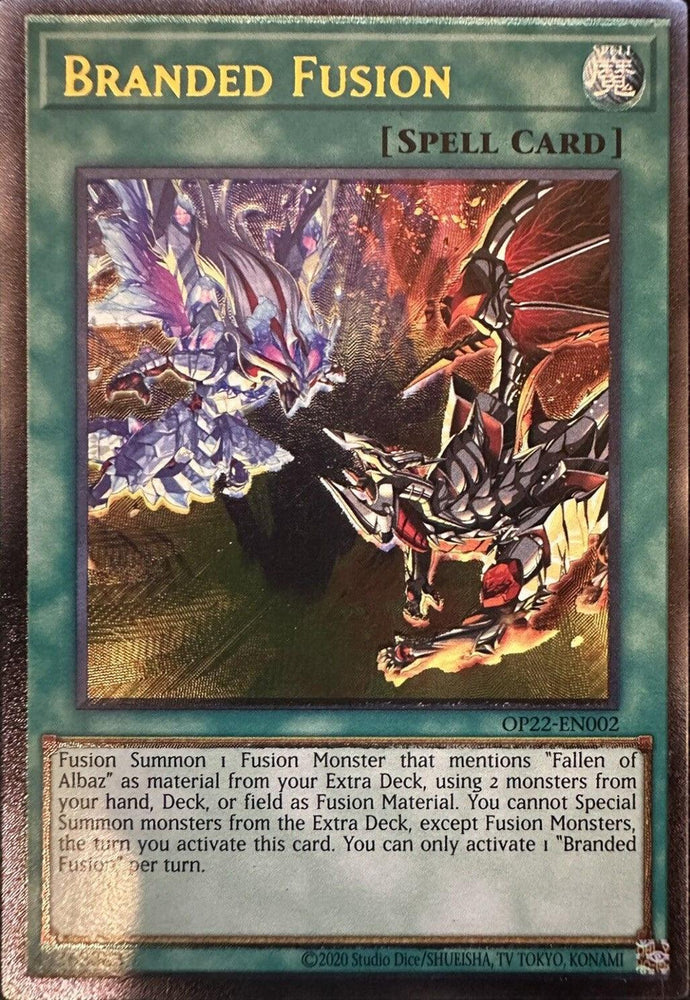 Branded Fusion [OP22-EN002] Ultimate Rare (ONLINE ORDER ONLY)