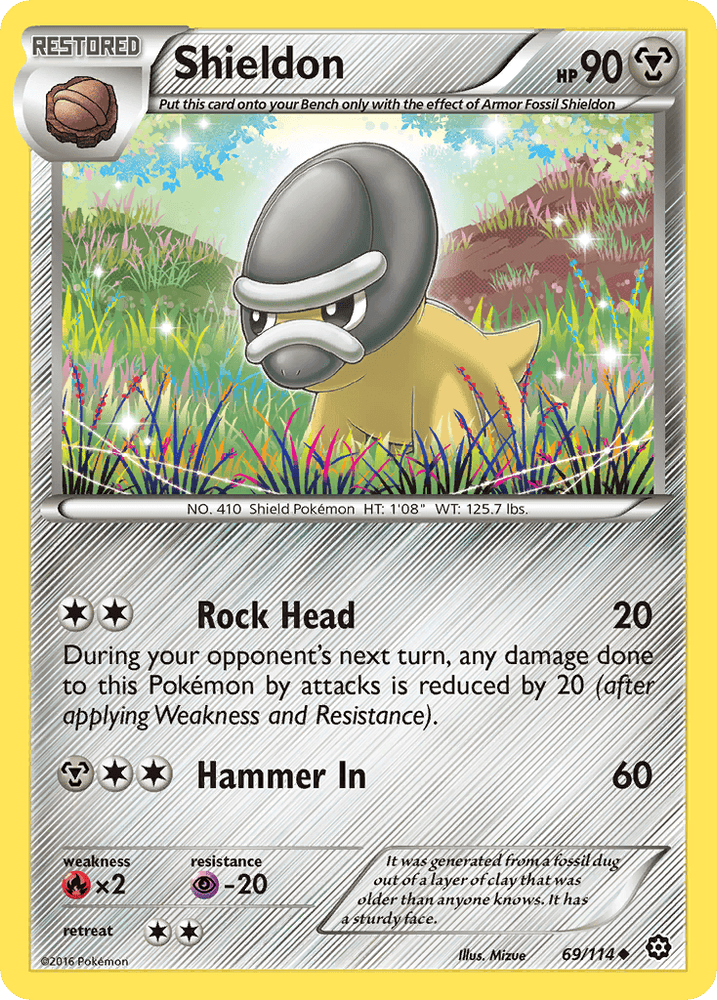 Shieldon (69/114) [XY: Steam Siege] (Online Only)