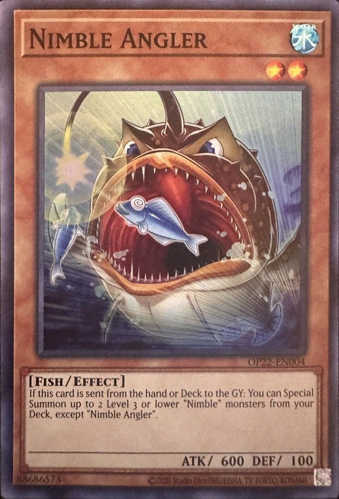 Nimble Angler [OP22-EN004] Super Rare (ONLINE ORDER ONLY)