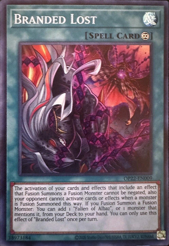 Branded Lost [OP22-EN009] Super Rare (ONLINE ORDER ONLY)