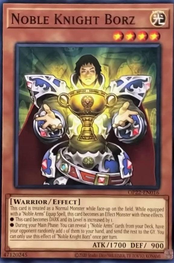 Noble Knight Borz [OP22-EN016] Common (ONLINE ORDER ONLY)