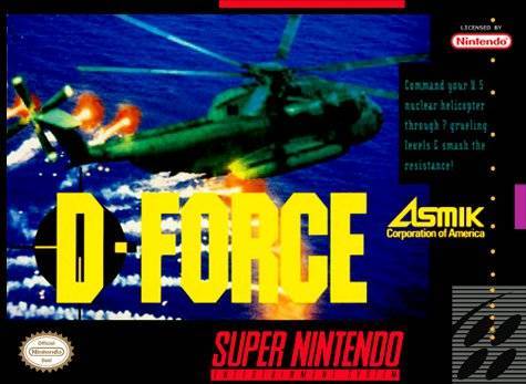 D-Force (Super Nintendo) (Online Order Only)