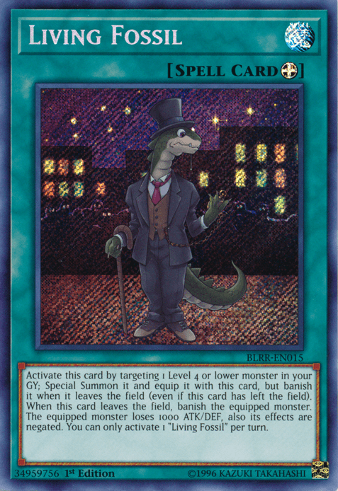 Living Fossil [BLRR-EN015] Secret Rare (ONLINE ORDER ONLY)