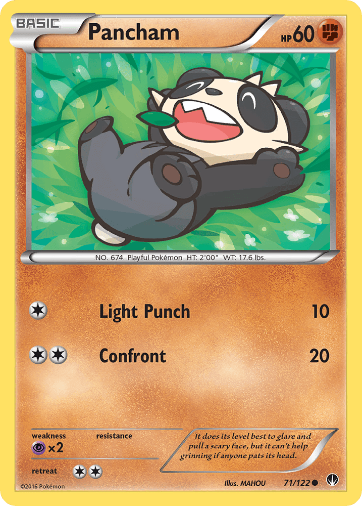Pancham (71/122) [XY: BREAKpoint] (Online Only)