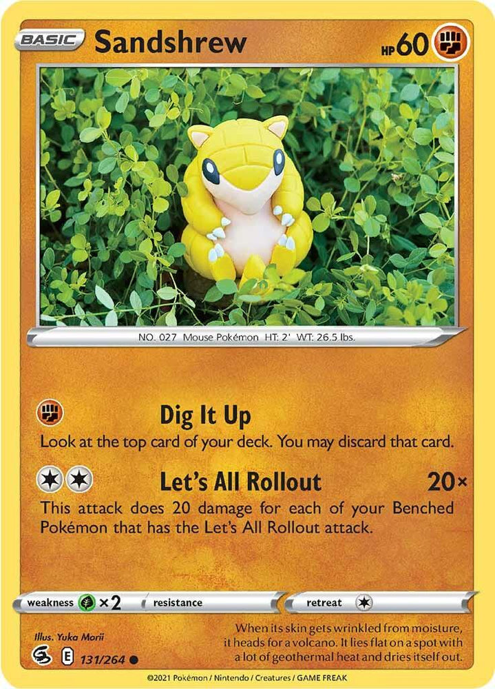 Sandshrew (131/264) [Sword & Shield: Fusion Strike] (Online Only)