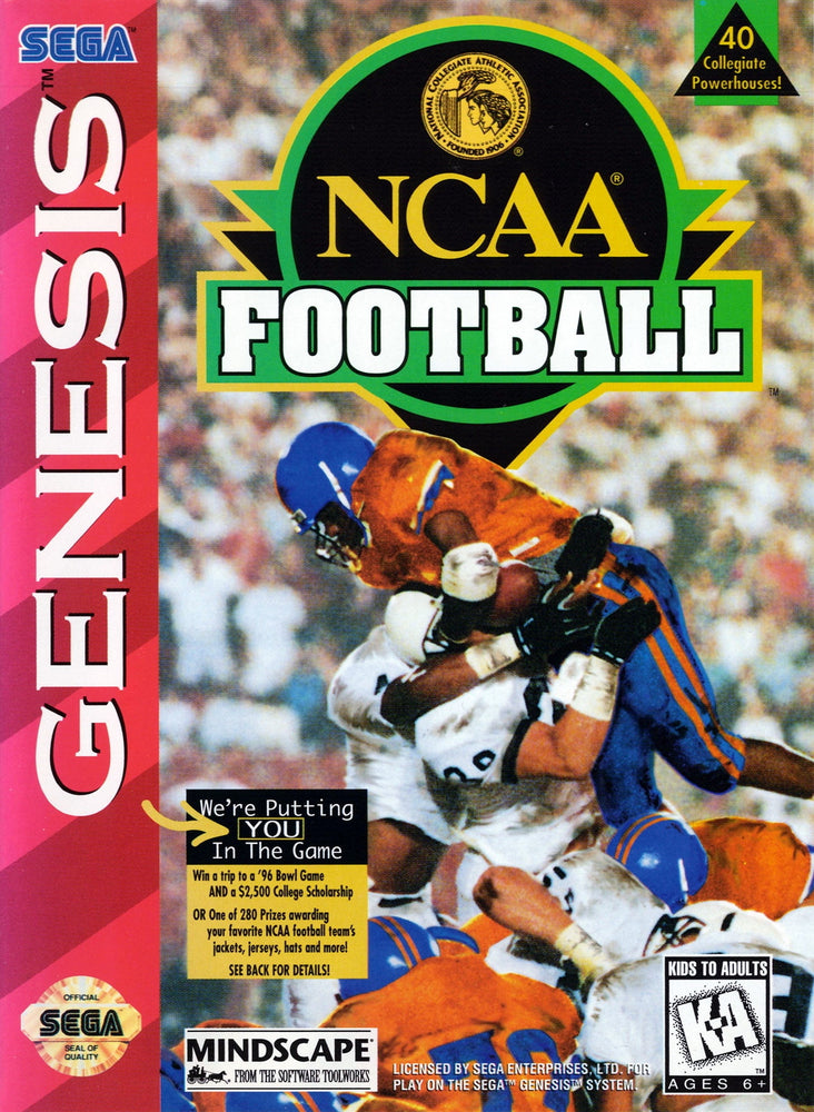 NCAA Football (Sega Genesis) (ONLINE ORDER ONLY)