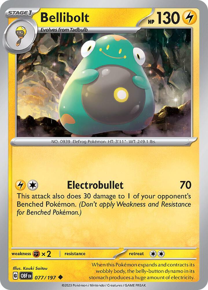 Bellibolt (077/197) [Scarlet & Violet: Obsidian Flames] (Online Only)