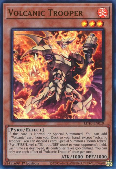 Volcanic Trooper [LD10-EN019] Ultra Rare (ONLINE ORDER ONLY)