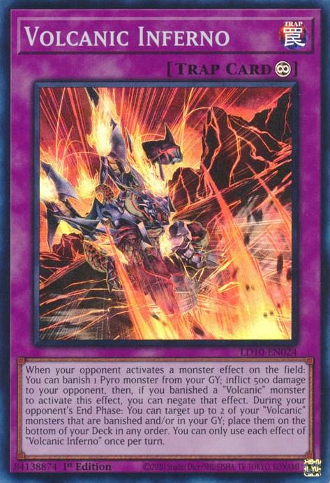 Volcanic Inferno [LD10-EN024] Super Rare (ONLINE ORDER ONLY)