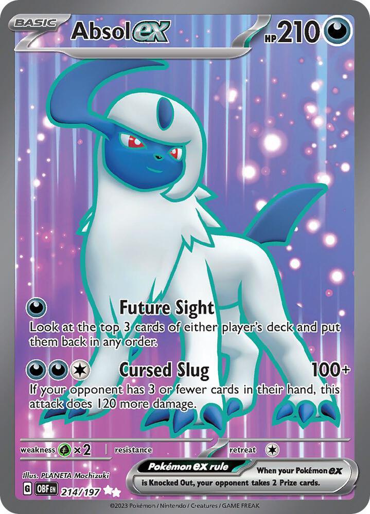 Absol ex (214/197) [Scarlet & Violet: Obsidian Flames] (Online Only)