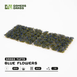 Gamers Grass Tufts: Blue Flowers - Wild