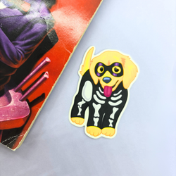 90's Golden Halloween Dog | Sticker Die Cut (ONLINE ORDER ONLY)