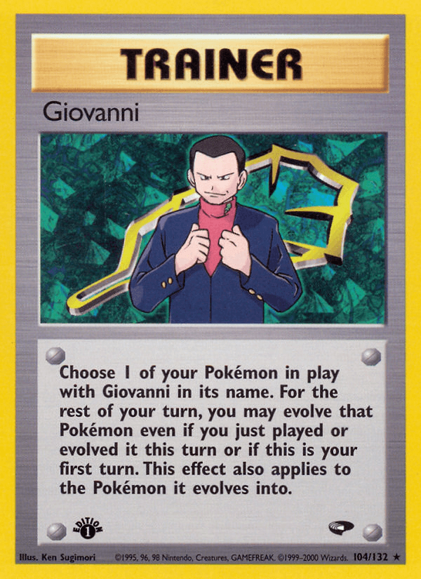 Giovanni (104/132) [Gym Challenge 1st Edition] (Online Only)