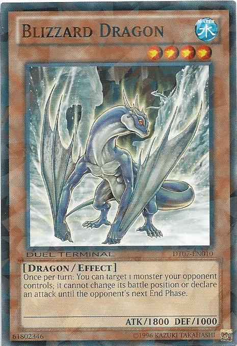 Blizzard Dragon [DT07-EN010] Common (ONLINE ORDER ONLY)
