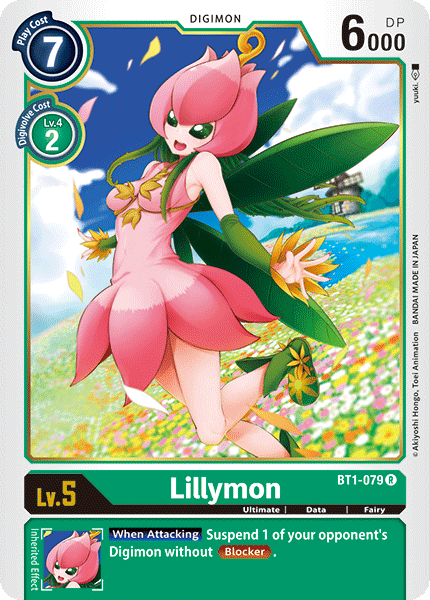 Lillymon [BT1-079] [Release Special Booster Ver.1.0] (ONLINE ORDER ONLY)