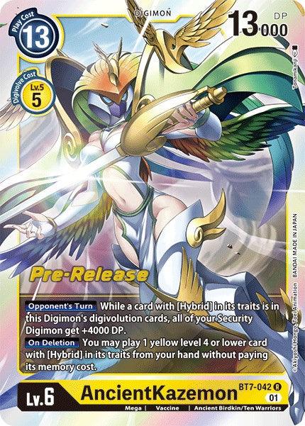 AncientKazemon [BT7-042] [Next Adventure Pre-Release Cards] (ONLINE ORDER ONLY)