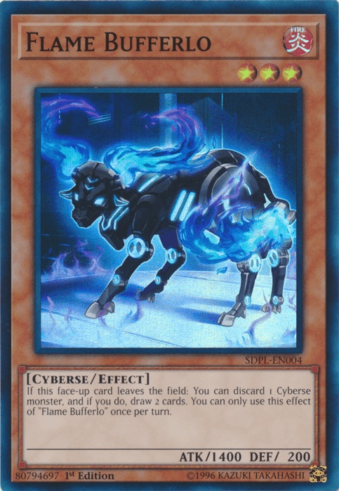 Flame Bufferlo [SDPL-EN004] Super Rare (ONLINE ORDER ONLY)
