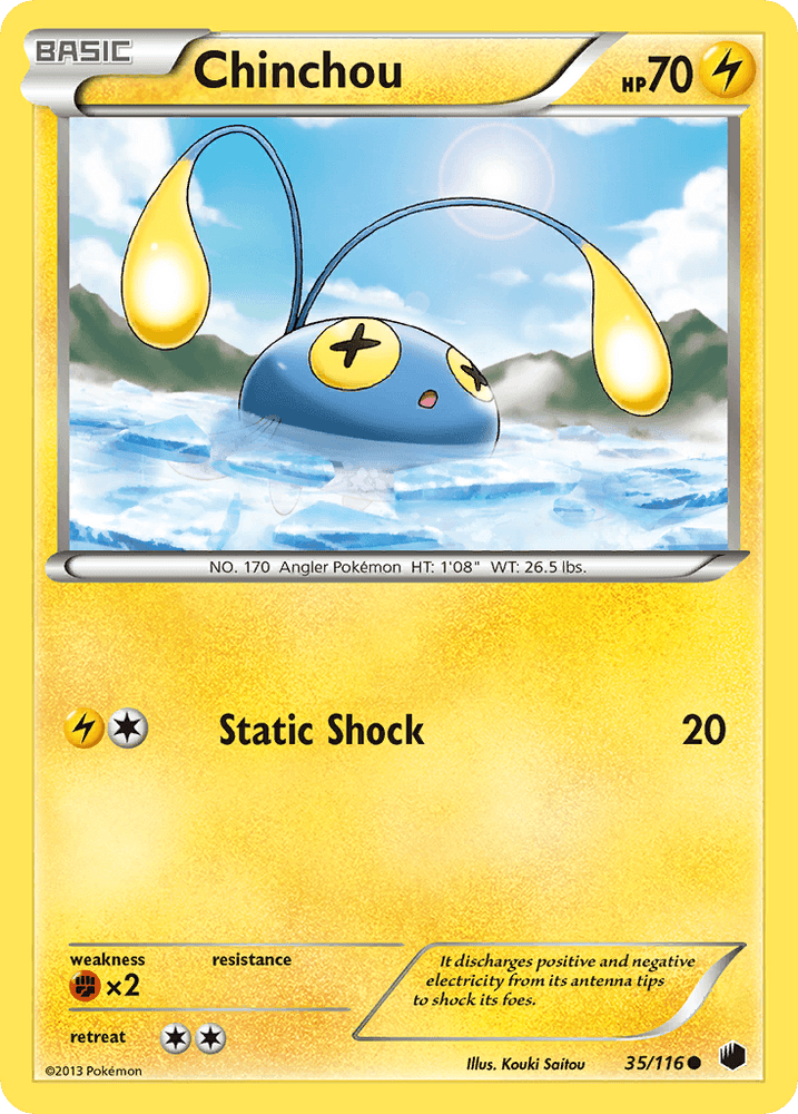 Chinchou (35/116) [Black & White: Plasma Freeze] (Online Only)