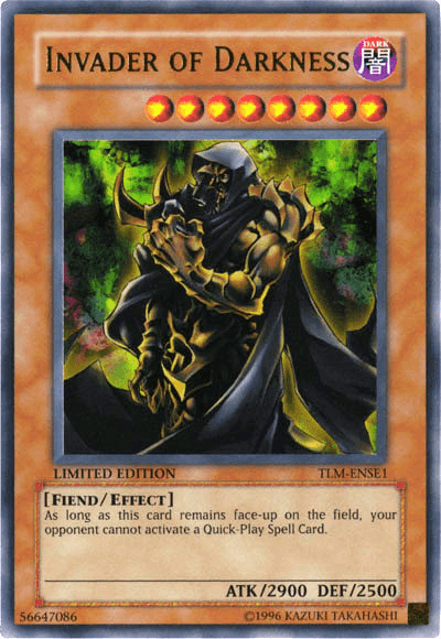 Invader of Darkness [TLM-ENSE1] Ultra Rare (ONLINE ORDER ONLY)