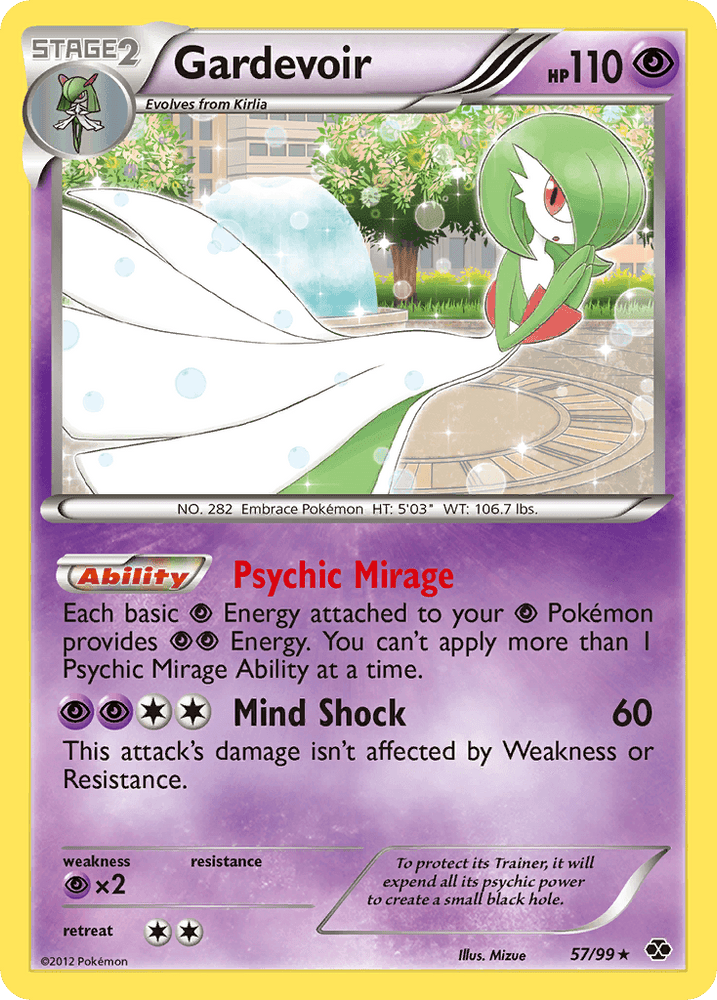 Gardevoir (57/99) [Black & White: Next Destinies] (Online Only)
