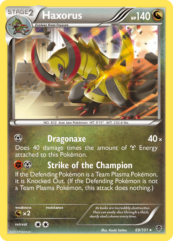 Haxorus (69/101) [Black & White: Plasma Blast] (Online Only)