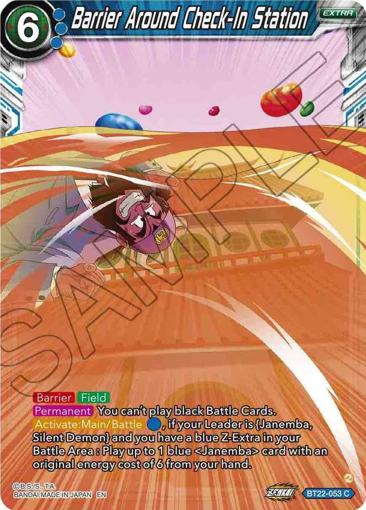 Barrier Around Check-In Station (BT22-053) [Critical Blow] (ONLINE ORDER ONLY)