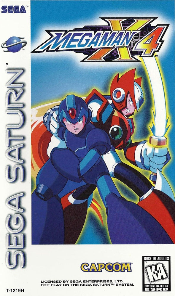 Mega Man X4 (Sega Saturn) (ONLINE ORDER ONLY)