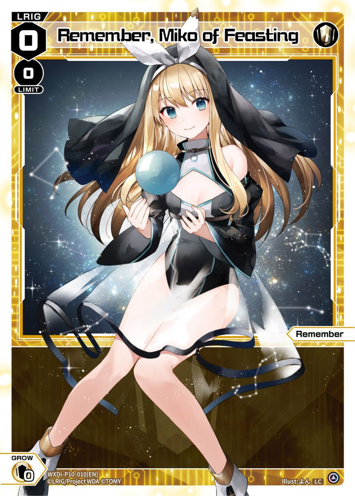 Remember, Miko of Feasting (WXDI-10-010) [Prismatic Diva]