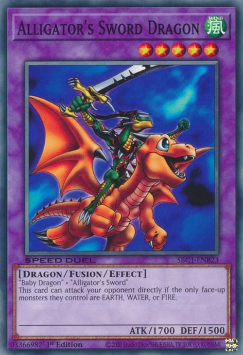 Alligator's Sword Dragon [SBC1-ENB23] Common (ONLINE ORDER ONLY)