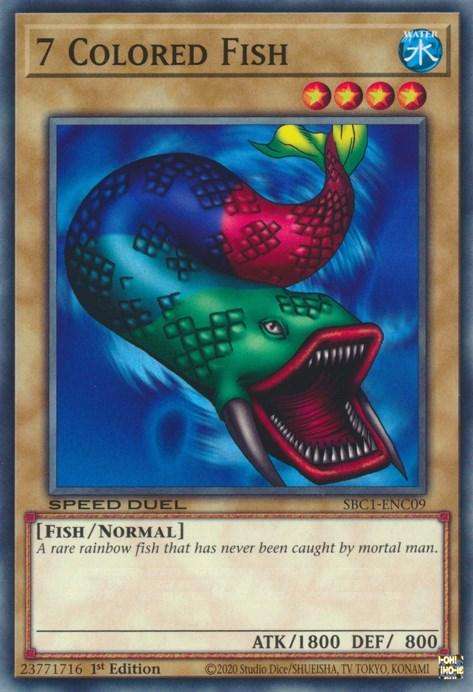 7 Colored Fish [SBC1-ENC09] Common (ONLINE ORDER ONLY)