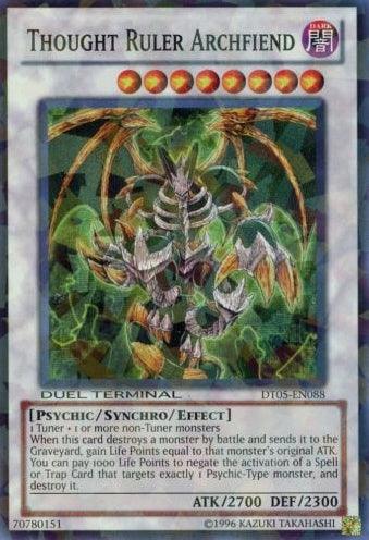 Thought Ruler Archfiend [DT05-EN088] Super Rare (ONLINE ORDER ONLY)