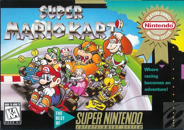 Super Mario Kart Player's Choice (Super Nintendo) (Online Only)