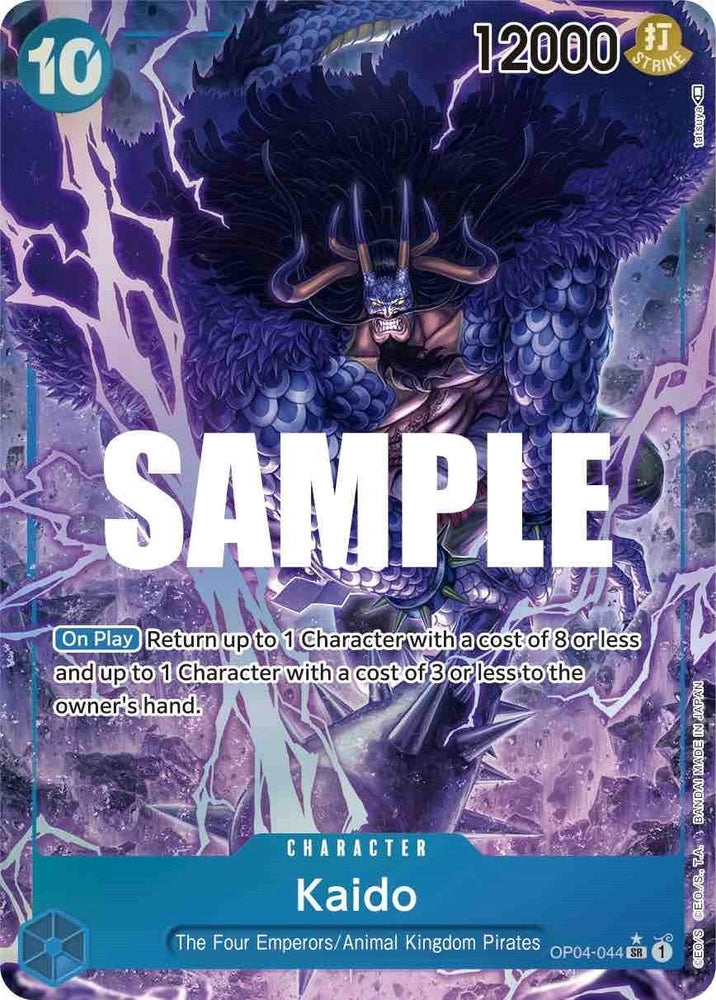 Kaido (Alternate Art) [Kingdoms of Intrigue] (ONLINE ORDER ONLY)